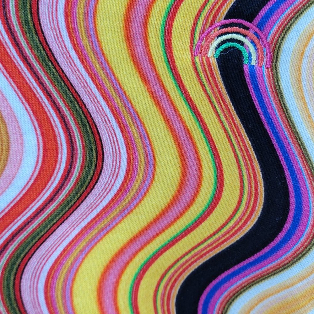 Terez Multicolor Wave Pattern Sweater - Picture 2 of 6